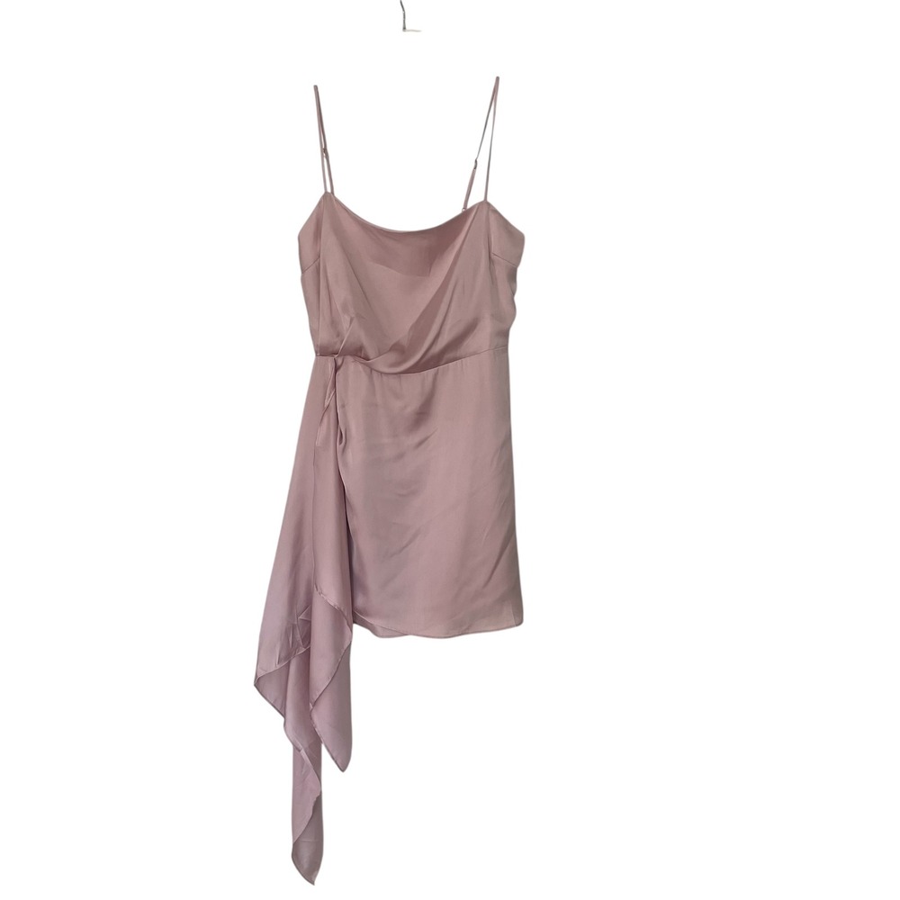 Lele-Cameo Silk‎ Mini Dress Sleeveless Pink Size M-New w/tag